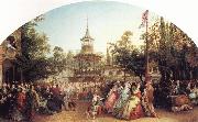 Phoebus Levin The Dancing Platform at Cremorne Gardens china oil painting reproduction